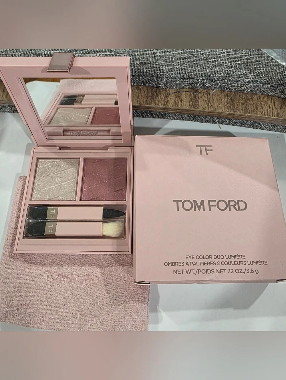 TOM FORD Love Collection Eye Color Duo Lumiére 01 Pink Desire. 0.12 oz 💥NEW💥